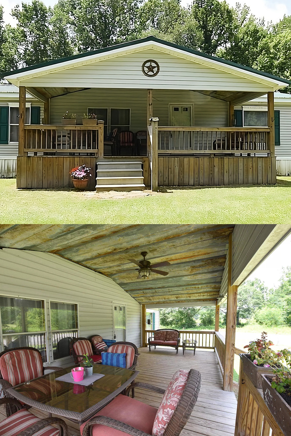 Rustic Charm Porch