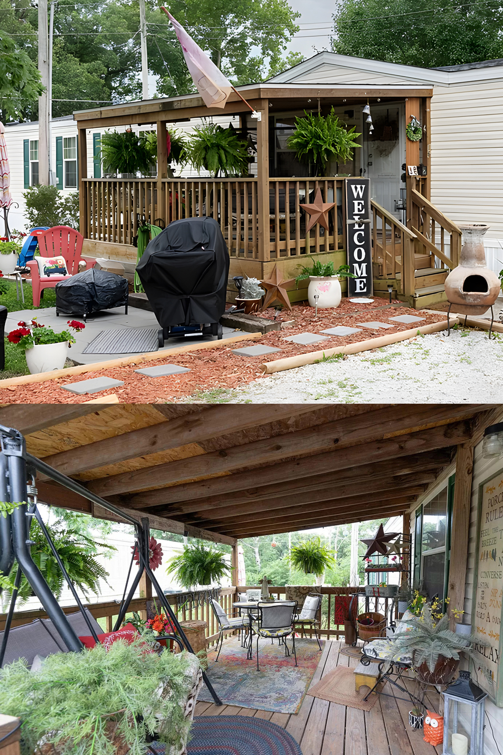 Rustic Homestead Porch