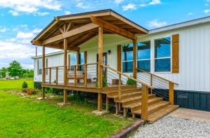 35 Stunning Single Wide Mobile Home Porches