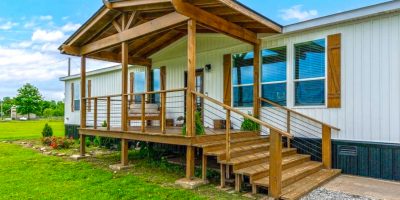 35 Stunning Single Wide Mobile Home Porches