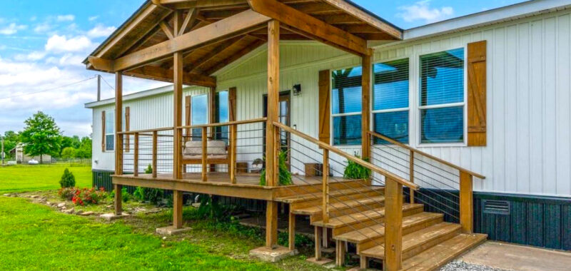 35 Stunning Single Wide Mobile Home Porches