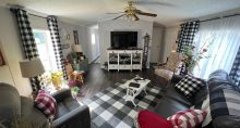 Single Wide Mobile Home Living Room Remodel Ideas - Color Palette