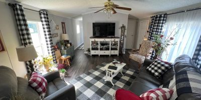 Single Wide Mobile Home Living Room Remodel Ideas - Color Palette