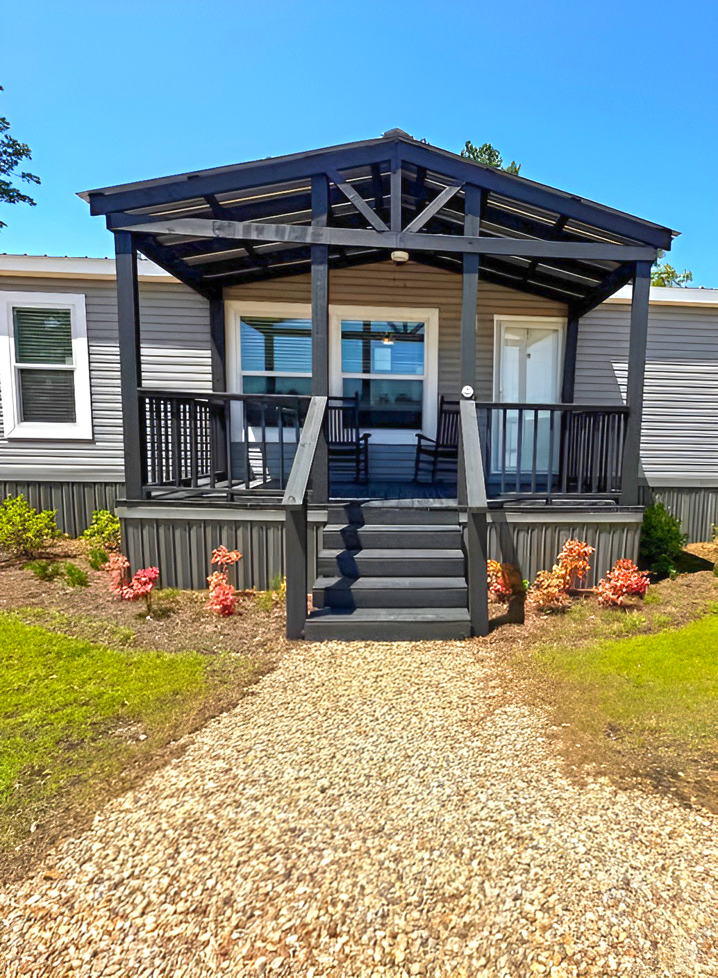 35 Stunning Single Wide Mobile Home Porches