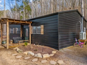 Step Inside This Cozy Black Barndominium