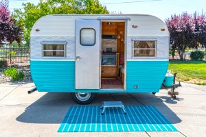 Step Inside This Delightfully Retro 1966 Frolic Vintage Camper Trailer Remodel