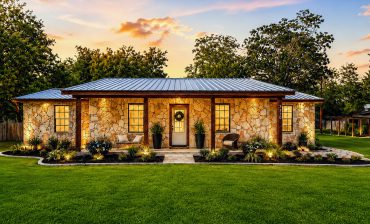 Stone ranch house
