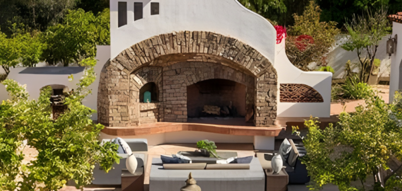 Hacienda Style Home Exterior Design