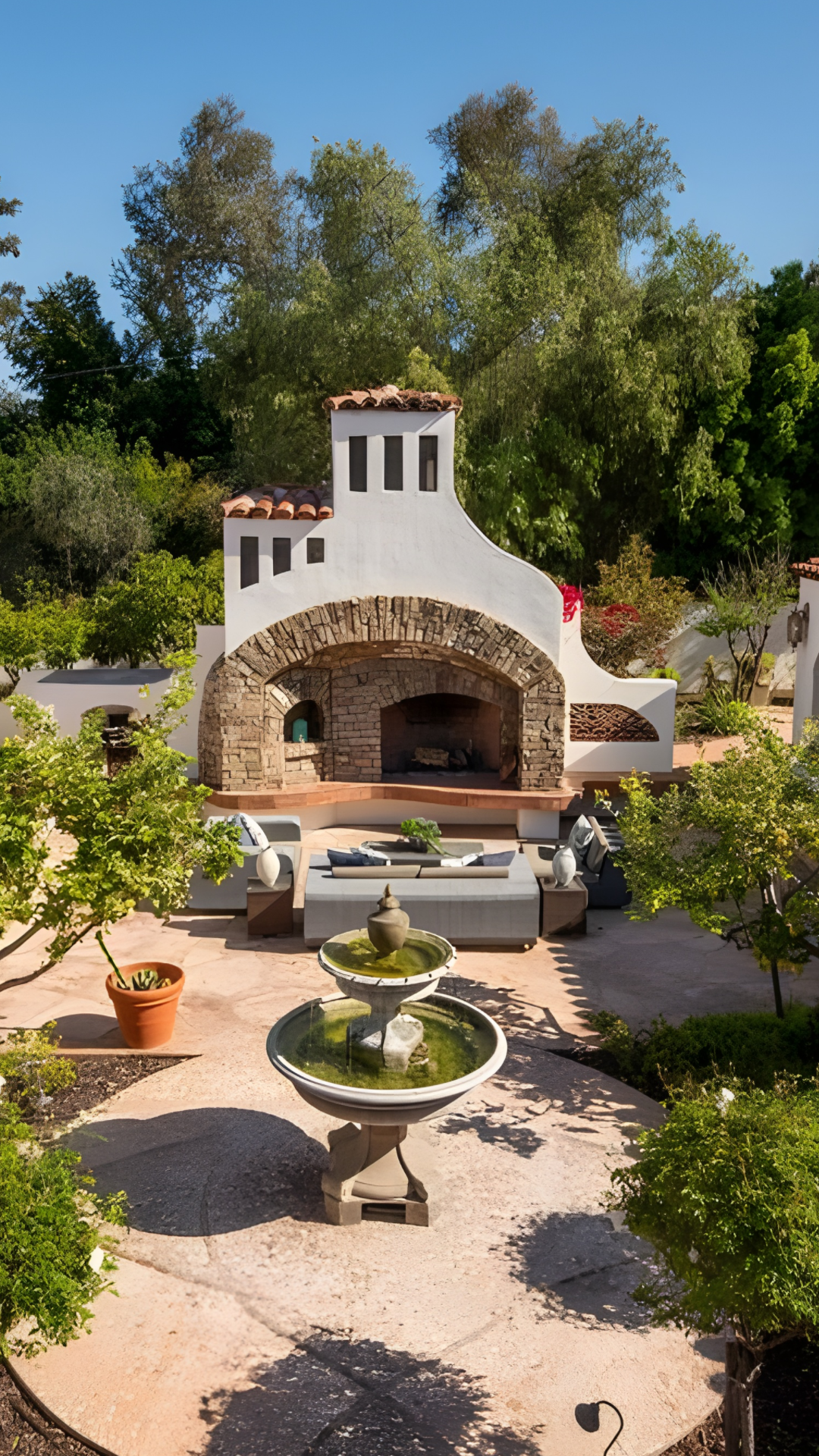 Step Inside This Hacienda Style Home With Gorgeous Indoor‑Outdoor Living