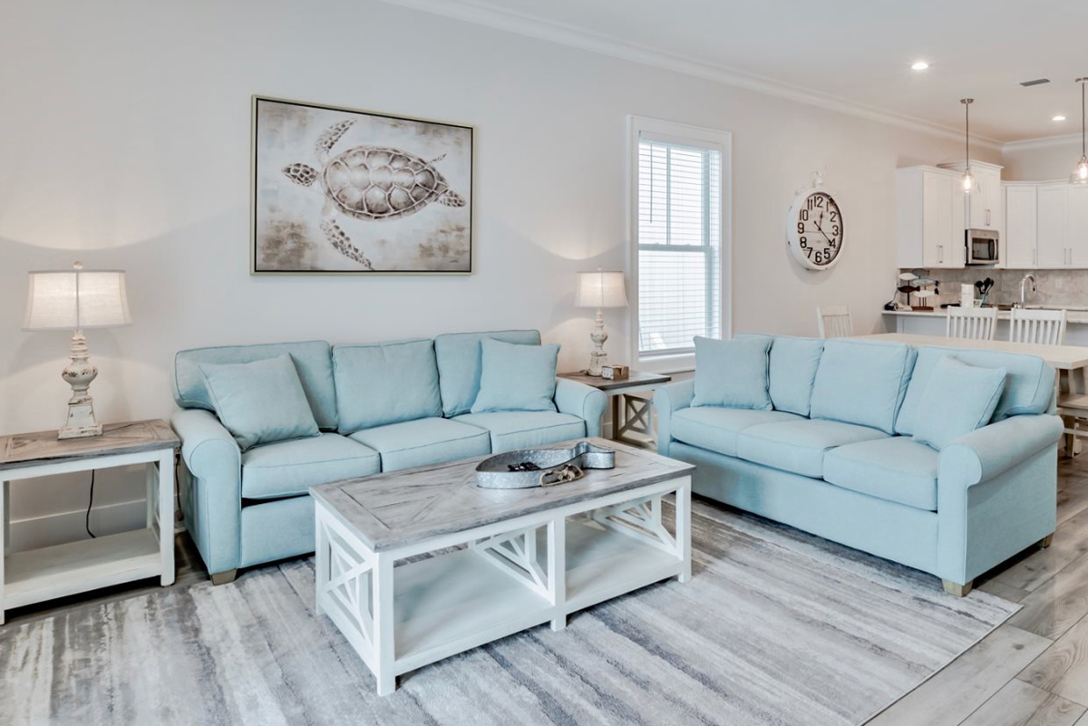 The Light Blue Sofa for a Breezy Retreat