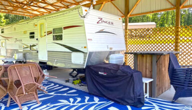 This 2008 Zinger Travel Trailer Remodel Feels Just Like a Real Home