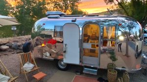Vintage Camper Trailer 1965 Airstream Globetrotter