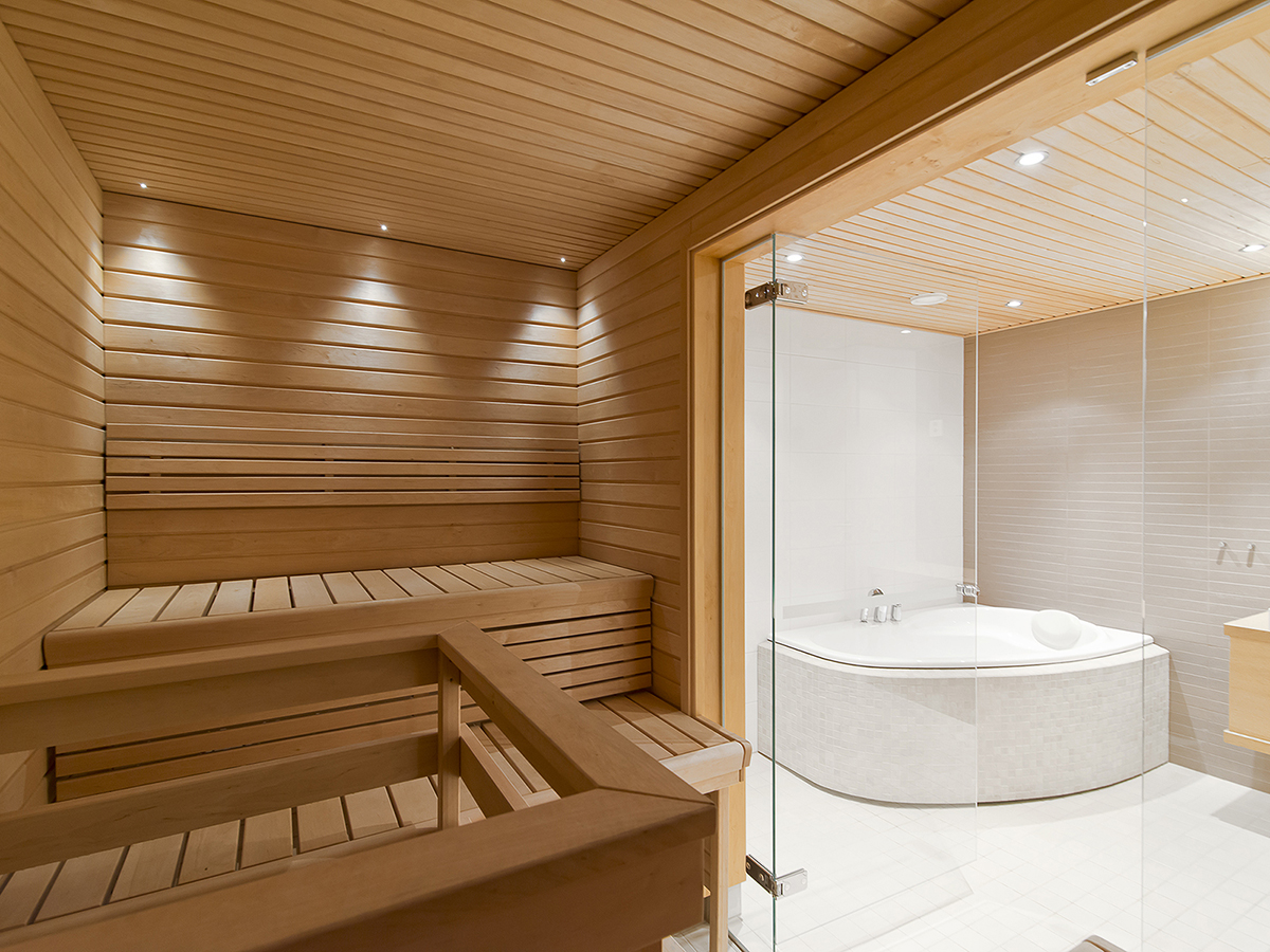 Wooden Finish Saunas