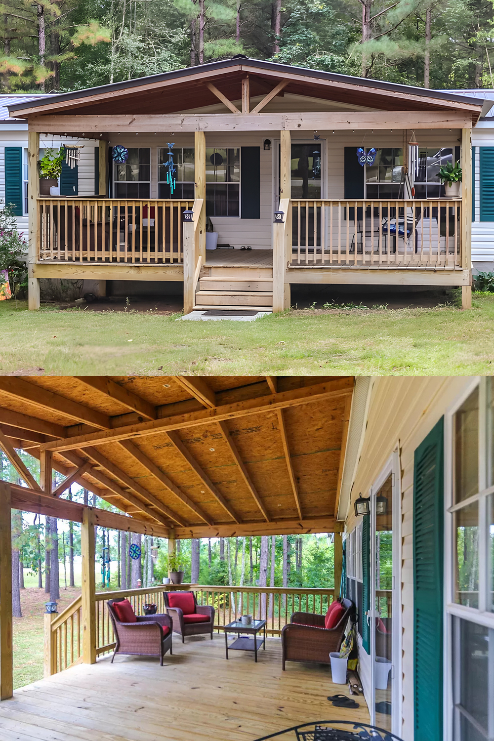 Woodland Retreat Porch