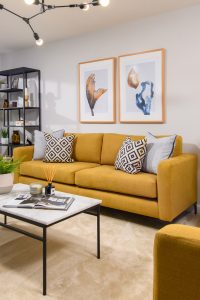 10 Decorating Ideas for a Living Room with a Yellow Mustard Sofa