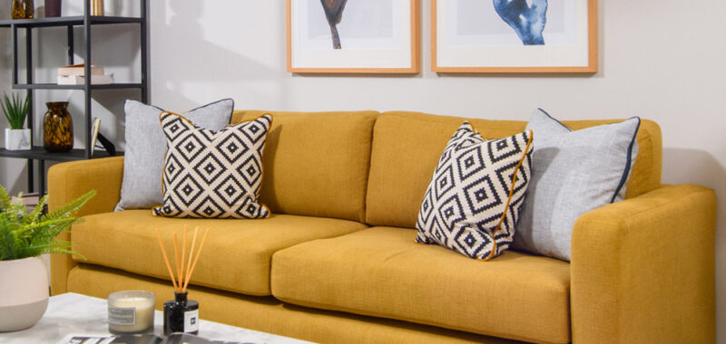10 Decorating Ideas for a Living Room with a Yellow Mustard Sofa