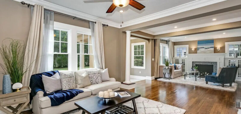 How to Decorate Two Side-by-Side Living Rooms